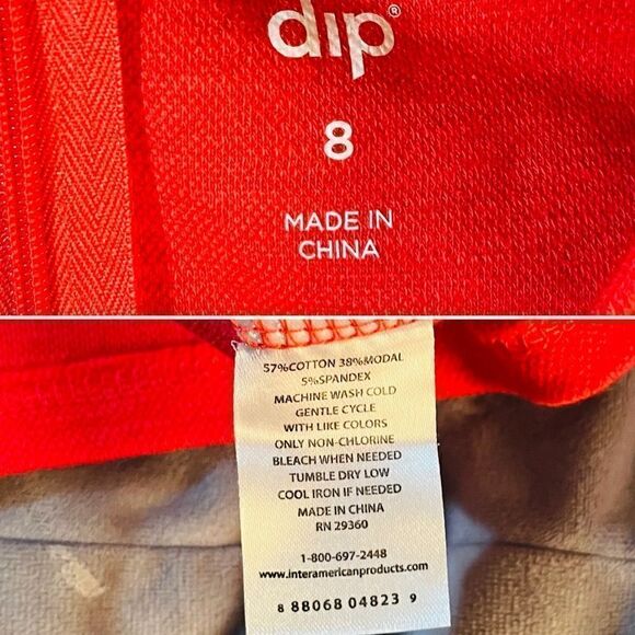 Dip Ruffle Sleeveless Stretchy Sporty Dress Orange Red 8 - Picture 8 of 9